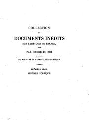 Cover of: Chronique du religieux de Saint-Denys: contenant le règne de Charles VI, de 1380 à 1422