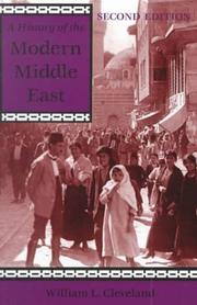 Cover of: A History of the Modern Middle East by William L. Cleveland