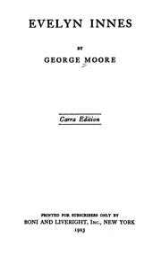 Cover of: The Collected Works of George Moore