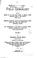 Cover of: Field Genealogy: Being the Record of All the Field Family in America, Whose ...