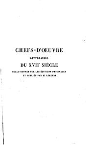 Cover of: Chefs-d'œuvre oratoires de Bossuet by Jacques Bénigne Bossuet