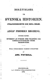 Cover of: Berättelser ur svenska historien