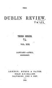 Cover of: The Dublin Review by Nicholas Patrick Wiseman