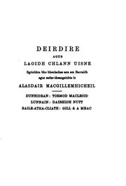 Deirdire by Carmichael, Alexander