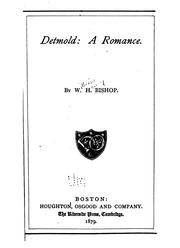 Detmold: A Romance by William Henry Bishop