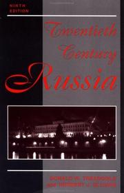 Cover of: Twentieth century Russia by Donald W. Treadgold