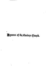Cover of: Hymns of the Eastern Church