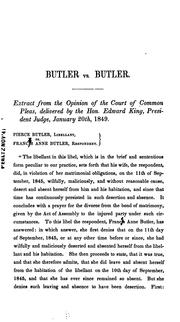 Cover of: Mr. Butler's Statement: Originally Prepared in Aid of His Professional Counsel