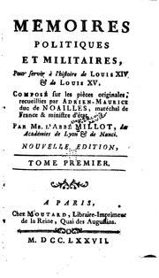 Cover of: Mémoires politiques et militaires