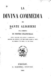 Cover of: La Divina commedia by Dante Alighieri