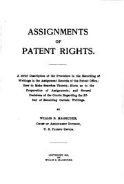 Cover of: Patent Office Papers