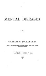 Cover of: Mental diseases by Charles Follen Folsom