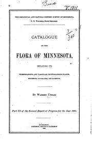 Cover of: Catalogue of the Flora of Minnesota, Including Its Phaenogamous and Vascular ...