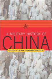 Cover of: A Military History of China by Robin D. S. Higham, Robin Higham David A. Graff