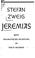 Cover of: Jeremias, eine dramatische Dichtung in neun Bildern