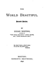 Cover of: The World Beautiful