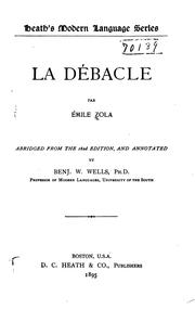 Cover of: La débâcle by Émile Zola, Émile Zola