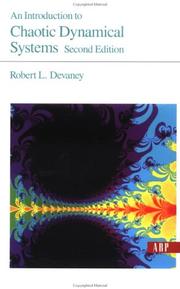 Cover of: An Introduction to Chaotic Dynamical Systems by Robert L. Devaney