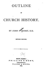 Cover of: Outline of Church History