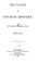 Cover of: Outline of Church History
