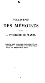 Cover of: collection des memoires relatifs a l'histoire de france