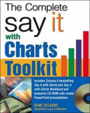 Cover of: The Say It With Charts Complete Toolkit by Gene Zelazny