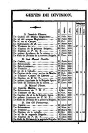 Cover of: ESCALAFON general de los señores general, gefes, oficiales y sargentos ...