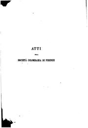 Cover of: Atti e memorie