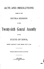 Cover of: Acts and Joint Resolutions by Iowa, Iowa