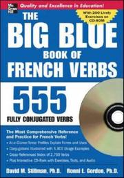 Cover of: The Big Blue Book of French Verbs (Book w/CD-ROM) by David M. Stillman, Ronni L. Gordon