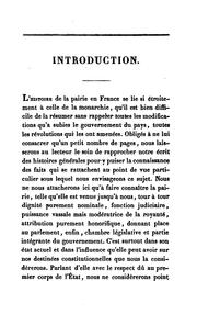 Cover of: Histoire biographique de la Chambre des pairs, depuis la Restauration jusqu'à l'époque actuelle