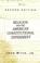 Cover of: Religion and The American Constitutional Experiment