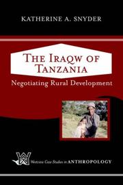 Cover of: The Iraqw of Tanzania: negotiating rural development