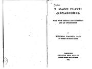 Cover of: Menaechmei