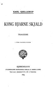 Cover of: Kong Hjarne skjald: tragedie