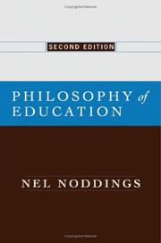 Cover of: Philosophy of Education by Nel Noddings