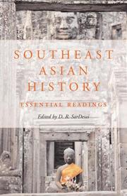Cover of: Southeast Asian history by D.R. SarDesai [editor].