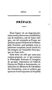 Cover of: Histoire de la philosophie ionienne by Charles Auguste Mallet