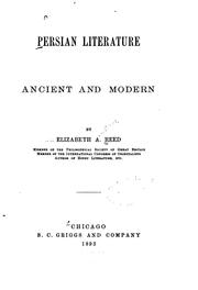 Cover of: Persian Literature: Ancient and Modern