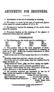 Cover of: Arithmetic for beginners, an introduction to Cornwell and Fitch's Science of arithmetic by the ...