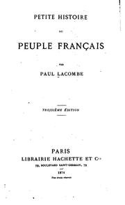 Cover of: Petite histoire du peuple français