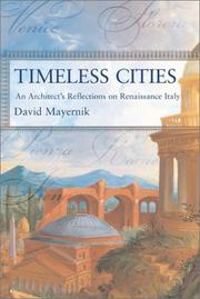 Cover of: Timeless Cities by David Mayernik