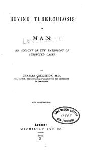 Cover of: Bovine tuberculosis in man