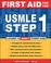 Cover of: First Aid for the USMLE Step 1