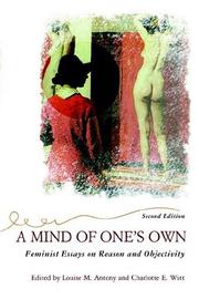 Cover of: A Mind of One's Own by Louise M. Antony