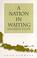 Cover of: A nation in waiting