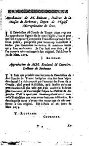 Cover of: Le catechisme du Concile de Trente: Traduction nouvelle