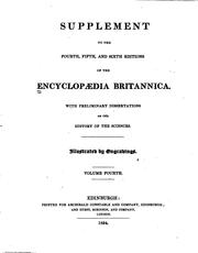 Encyclopaedia Britannica; Or A Dictionary of Arts, Sciences, and Miscellaneous Literature