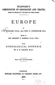 Cover of: Europe