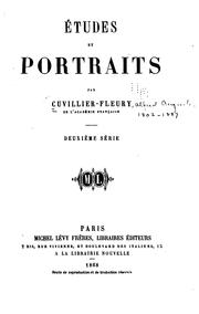 Cover of: Études et portraits